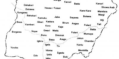 Нарисовать карту Нигерии